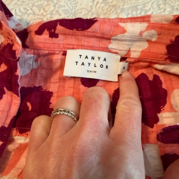 New Without Tags Tanya Taylor 1 Piece Bathing Suit and Matching Cover Up Small - Picture 5 of 7